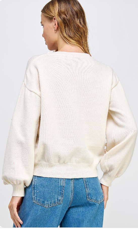 Flower Knitted Sueter