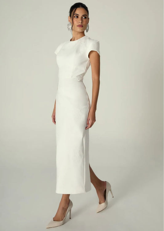 Melani Fitted Midi Dress