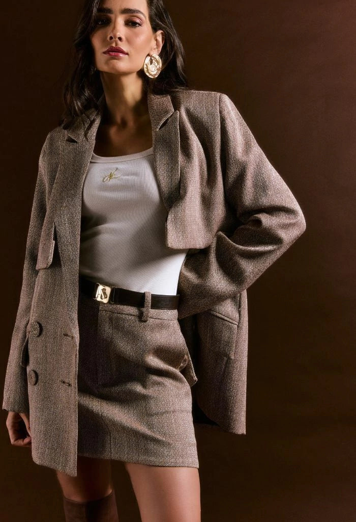 Tweed Oversized Blazer
