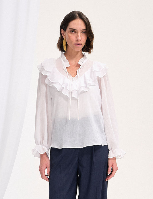 Alicia Ruffles Blouse