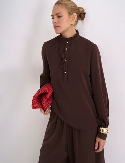 Aurora Crepe Blouse