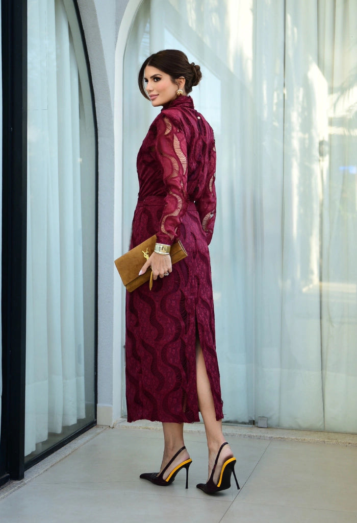 Embroidered Skirt & Blouse Set