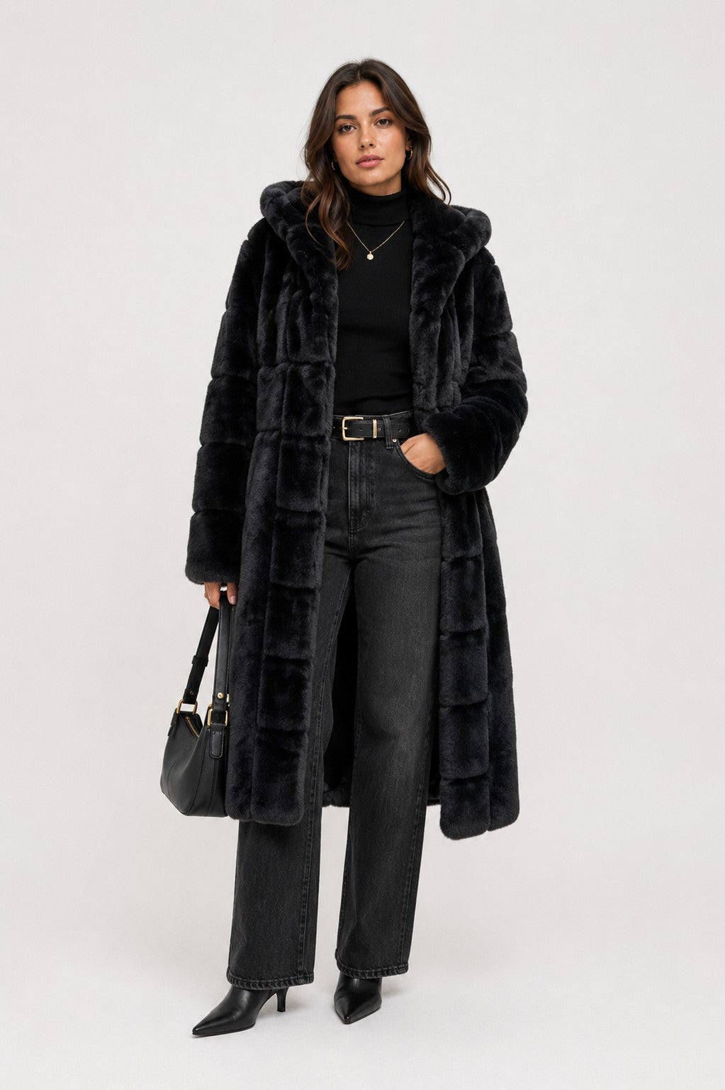 Celeste Fur Long Coat