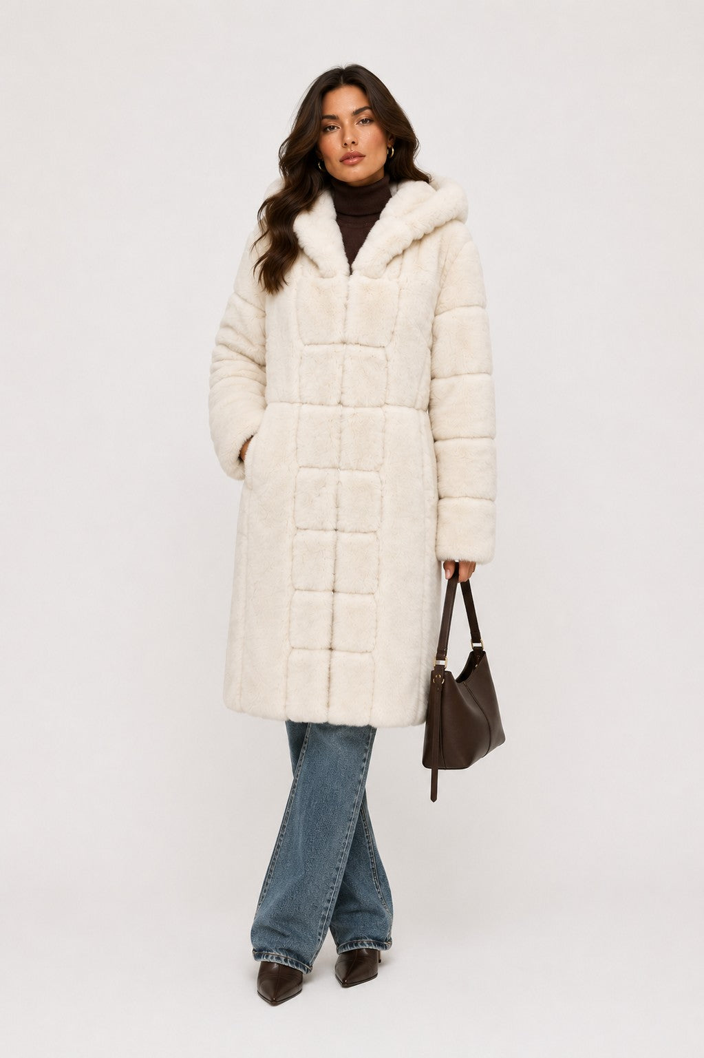 Celeste Fur Long Coat