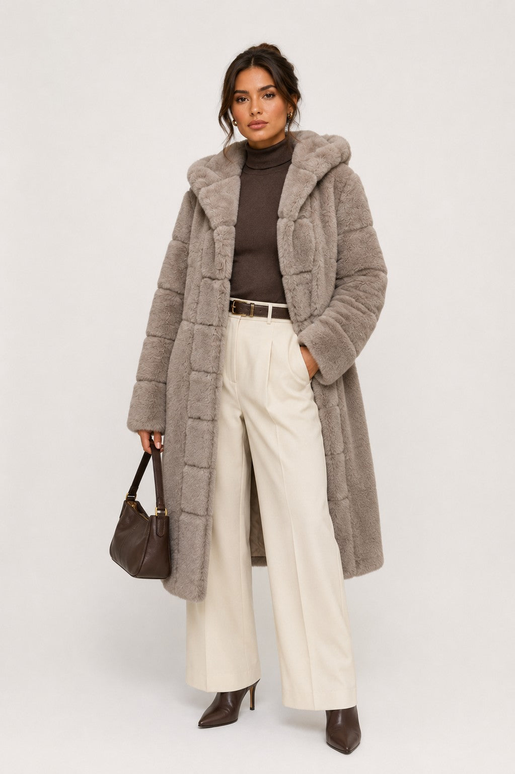 Celeste Fur Long Coat