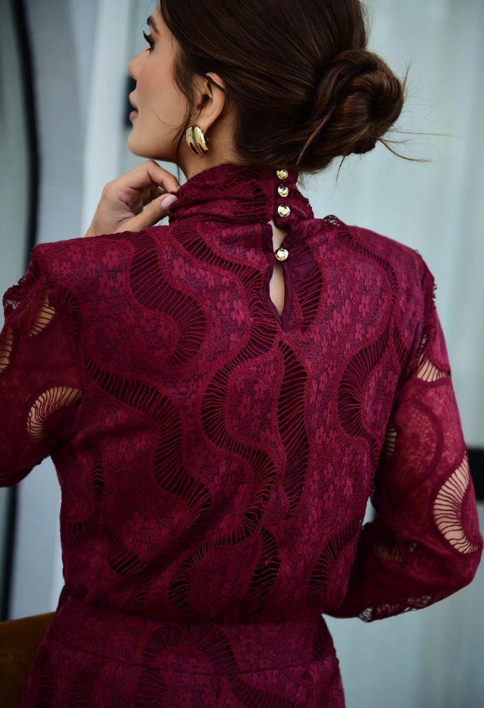 Embroidered Skirt & Blouse Set