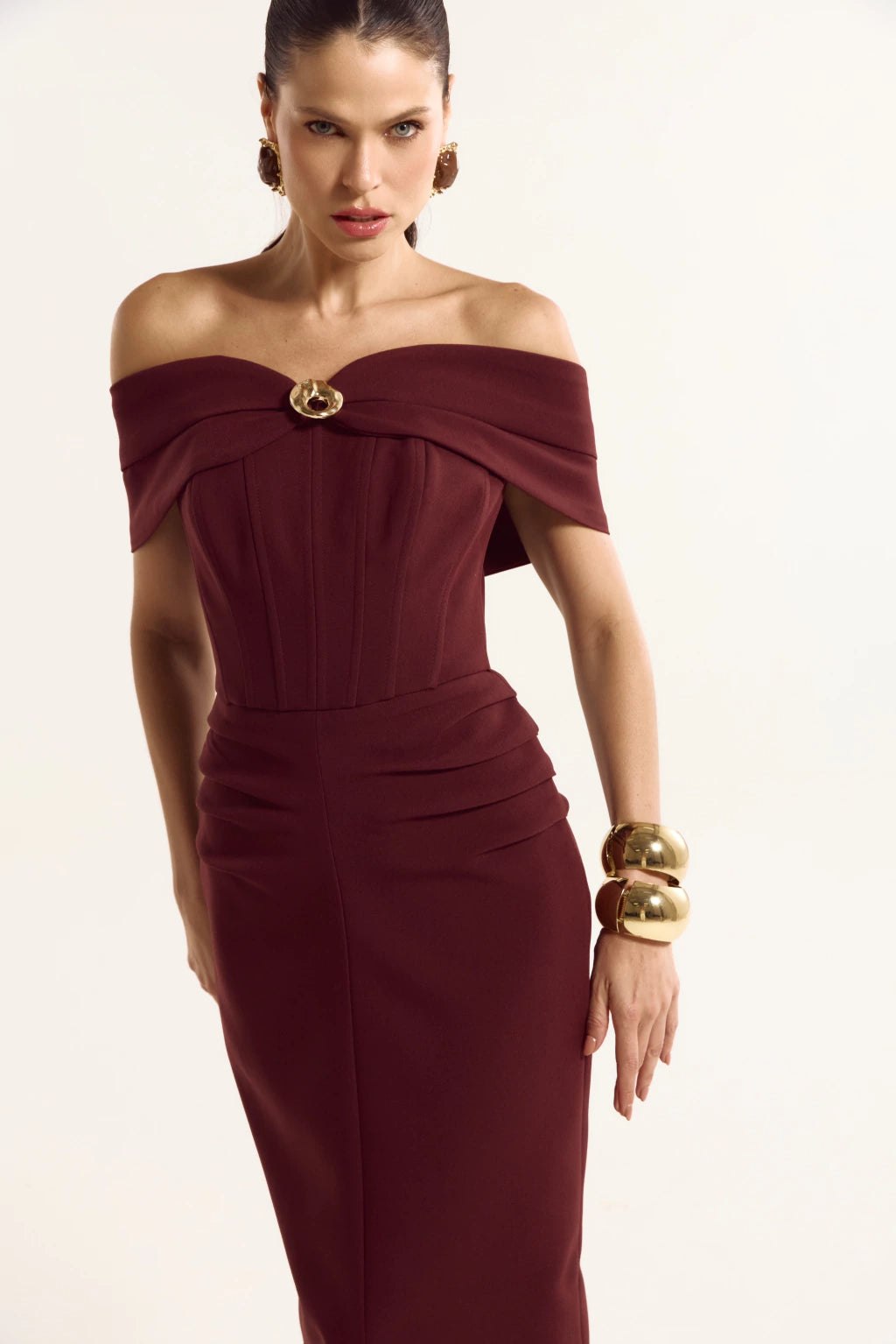Allure Corset Midi Dress