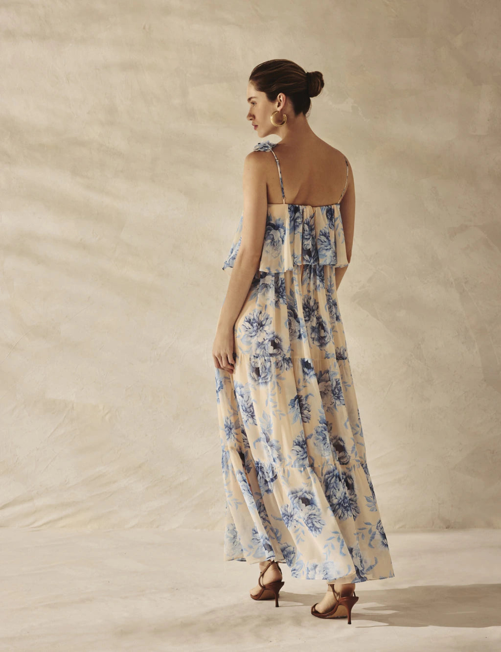 Floral Georgette Maxi Dress