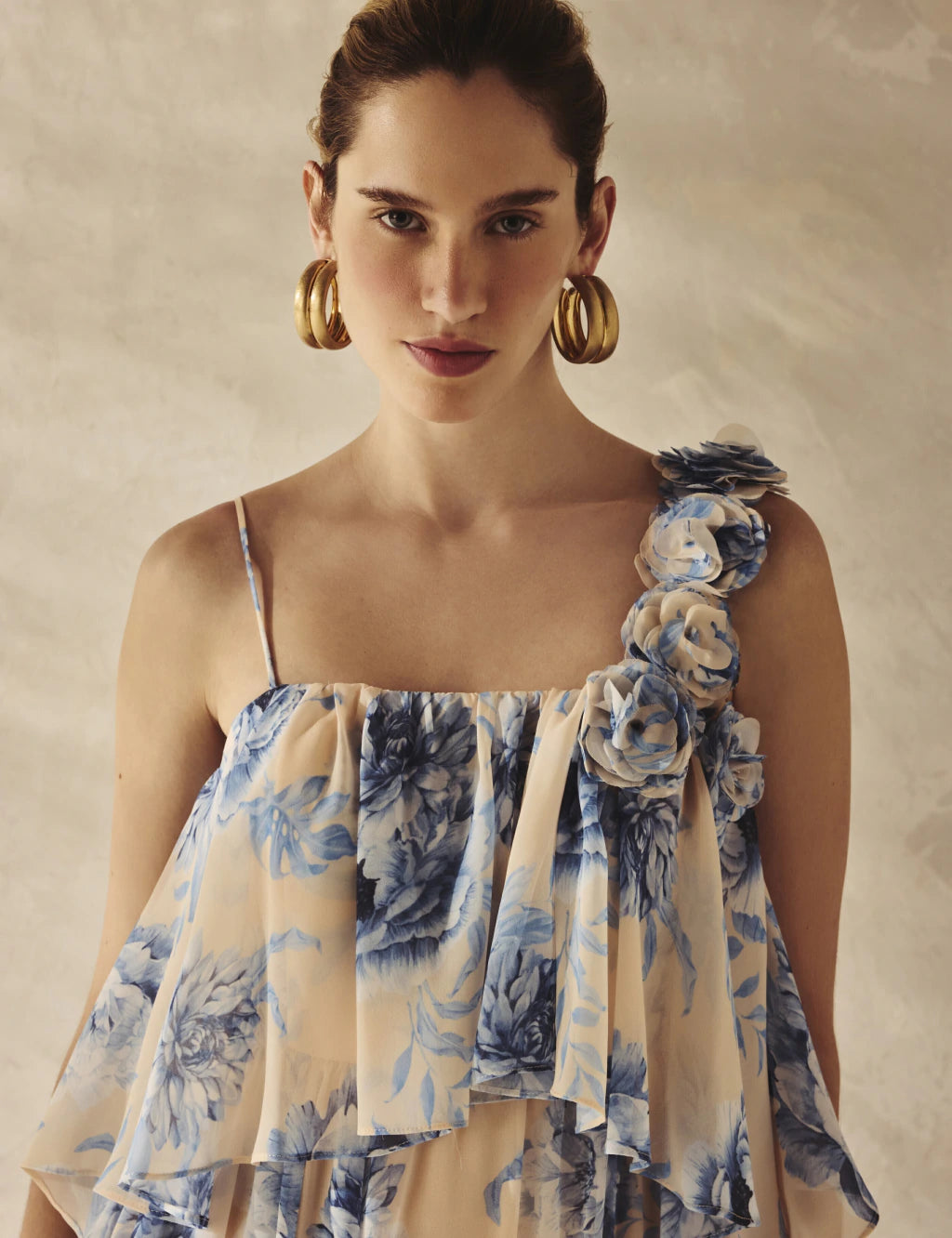 Floral Georgette Maxi Dress