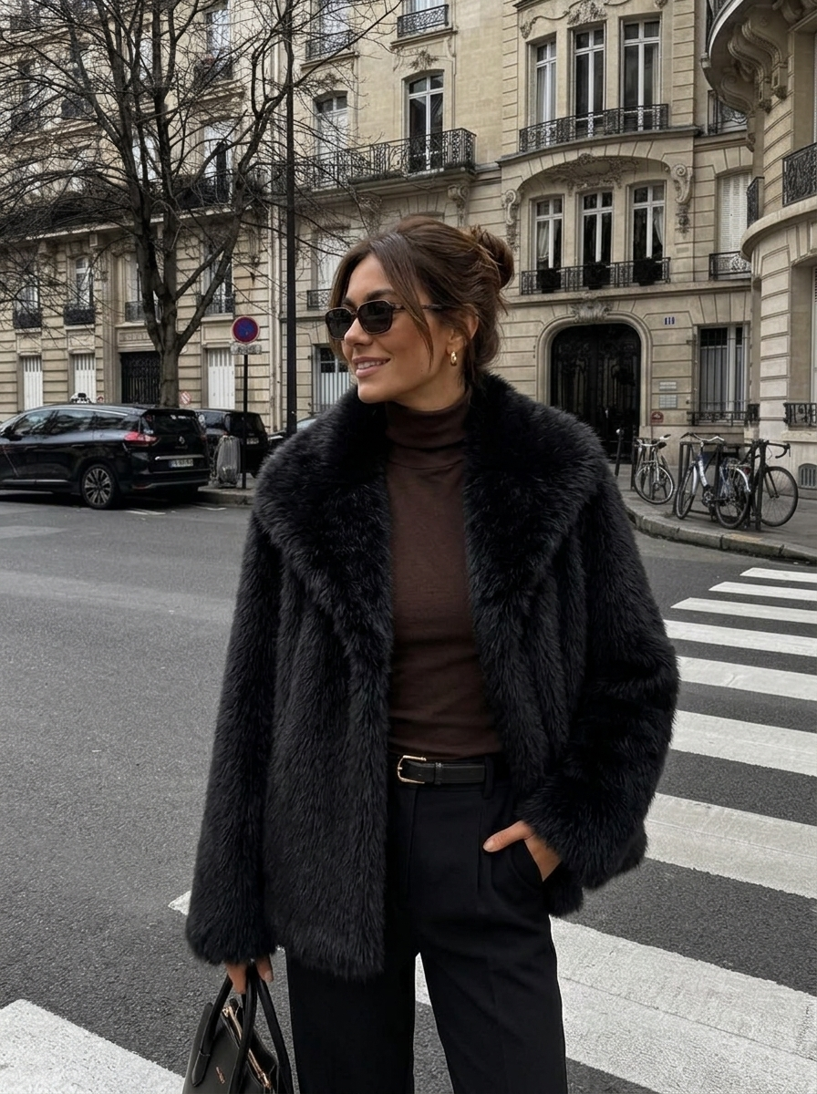 Celeste Fur Short Coat