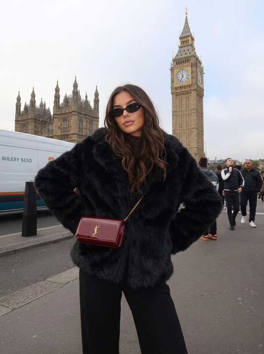 Celeste Fur Short Coat