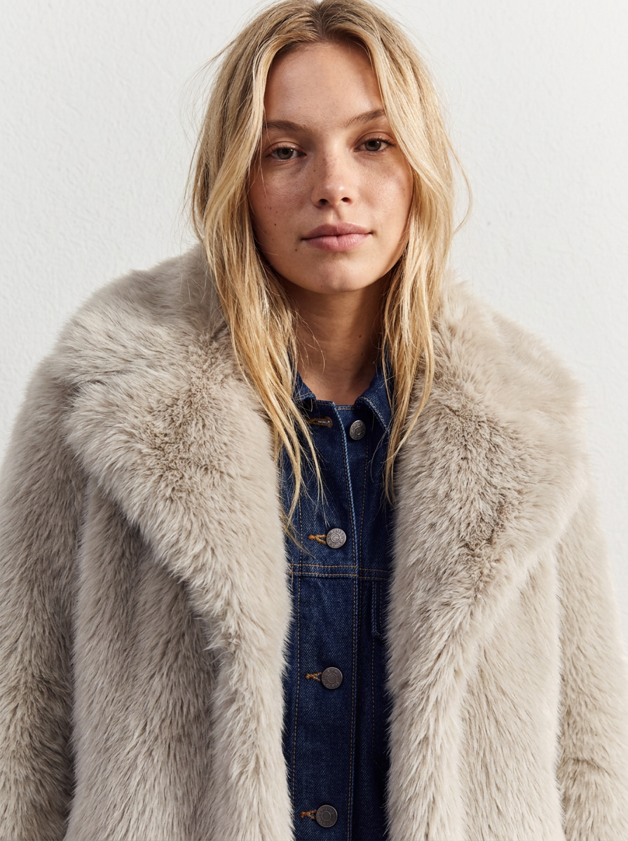 Celeste Fur Short Coat