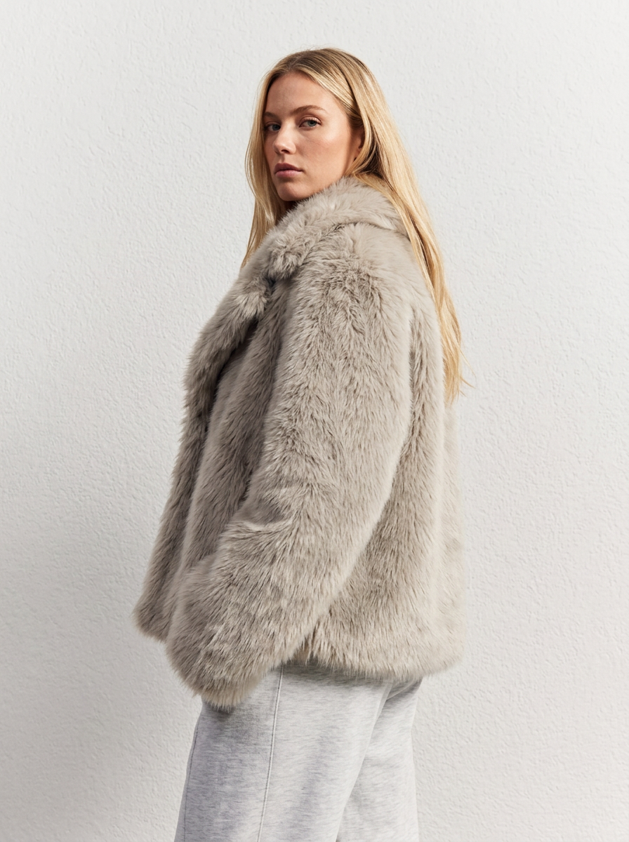 Celeste Fur Short Coat