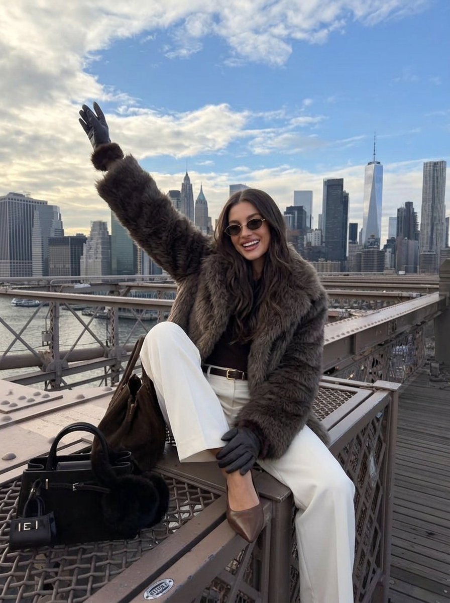 Celeste Fur Short Coat