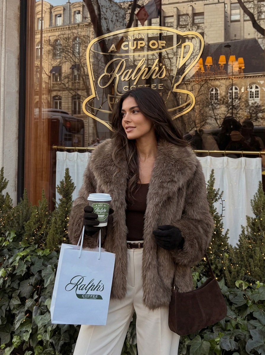 Celeste Fur Short Coat