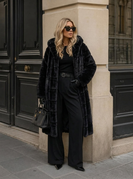 Celeste Fur Long Coat