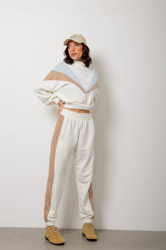 Contrast Jogger Pants