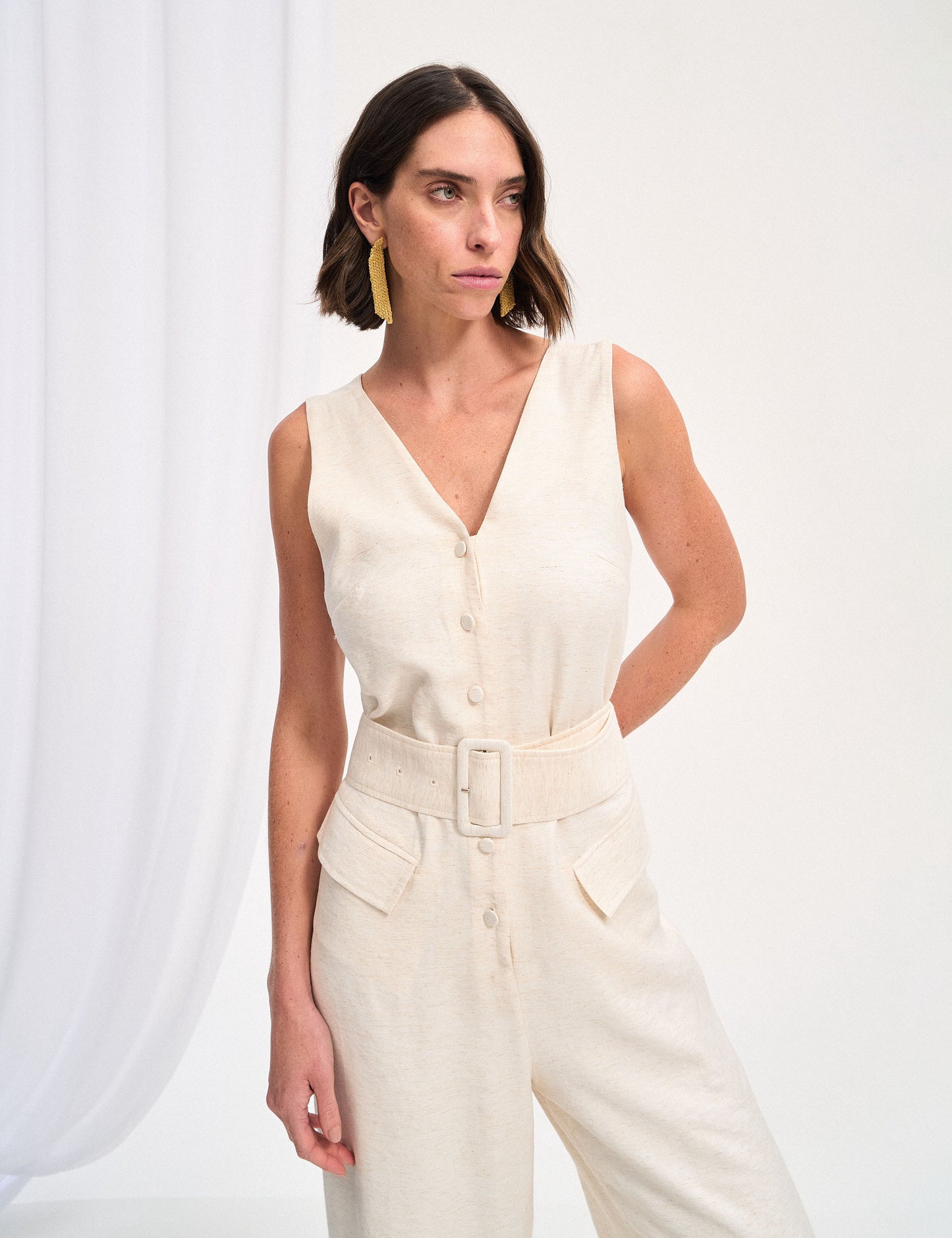 Lily Linen Jumpsuit