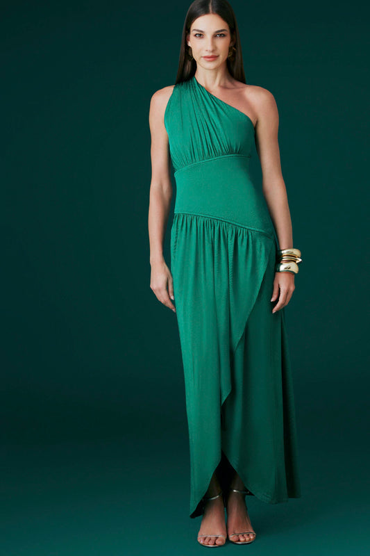 Daphne One-Shoulder Jersey Dress