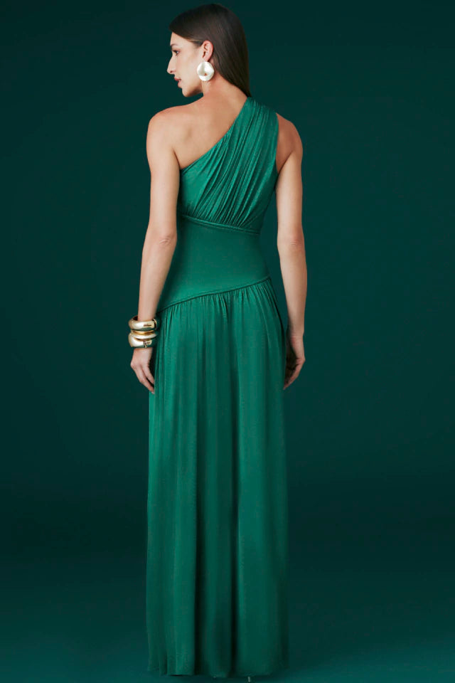 Daphne One-Shoulder Jersey Dress