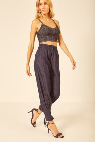 Thassia Balloon Pants w/ Ankle Mooring